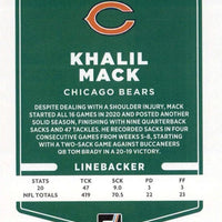 Chicago Bears 2021 Donruss Factory Sealed Team Set with a Rated Rookie Card of Justin Fields #253