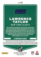 Lawrence Taylor 2021 Donruss Series Mint Card #83
