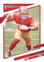 San Francisco 49ers  2021 Donruss Factory Sealed Team Set with a Rated Rookie card of Trey Lance #254
