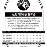 Karl-Anthony Towns 2020 2021 NBA Hoops Series Mint Card #36