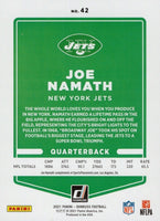 Joe Namath 2021 Donruss Series Mint Card  #42
