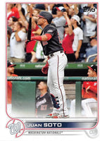 Washington Nationals 2022 Topps Hand Collated 19 Card Team Set Featuring Juan Soto, Stephen Strasburg, Gerardo Parra, Keibert Ruiz Future Stars and 5 Rookie Cards Plus
