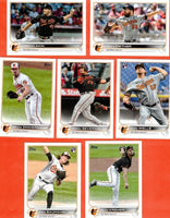 Baltimore Orioles 2022 Topps Complete Mint Hand Collated 19 Card Team Set Featuring Ryan Mountcastle All Star Rookie Cup Plus 4 Rookie Cards
