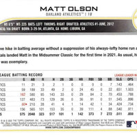 Oakland Athletics 2022 Topps Hand Collated 17 Card Team Set Featuring Matt Olson, Starling Marte and Matt Chapman Plus
