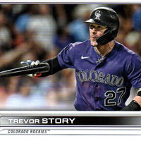 Colorado Rockies 2022 Topps Hand Collated 20 Card Team Set Featuring Charlie Blackmon and Trevor Story with Rookie Cards of Ryan Vilade, Ryan Feltner and Colton Welker Plus