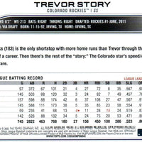 Colorado Rockies 2022 Topps Hand Collated 20 Card Team Set Featuring Charlie Blackmon and Trevor Story with Rookie Cards of Ryan Vilade, Ryan Feltner and Colton Welker Plus