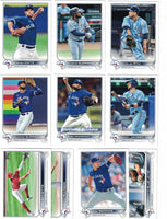Toronto Blue Jays 2022 Topps Complete Mint Hand Collated 20 Card Team Set Featuring Vladimir Guerrero Jr and George Springer with Rookie Cards Plus
