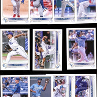 Kansas City Royals 2022 Topps Complete Mint Hand Collated 20 Card Team Set Featuring Salvador Perez and 4 Rookie Cards Plus