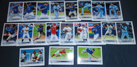 Toronto Blue Jays 2022 Topps Complete Mint Hand Collated 20 Card Team Set Featuring Vladimir Guerrero Jr and George Springer with Rookie Cards Plus
