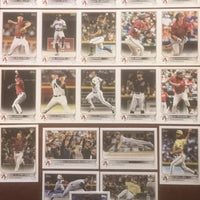 Arizona Diamondbacks 2022 Topps Hand Collated 22 Card Team Set Featuring Rookie Cards of Stuart Fairchild, Tyler Gilbert, Henry Ramos, Luis Frias and Jake McCarthy Plus