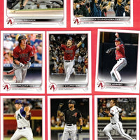 Arizona Diamondbacks 2022 Topps Hand Collated 22 Card Team Set Featuring Rookie Cards of Stuart Fairchild, Tyler Gilbert, Henry Ramos, Luis Frias and Jake McCarthy Plus