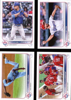 Texas Rangers 2022 Topps Complete Mint Hand Collated 22 Card Team Set Featuring Corey Seagers First Rangers Card, Adolis Garcia Topps All Star Rookie Cup Card and Others 2023 World Series Champions

