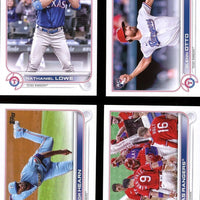 Texas Rangers 2022 Topps Complete Mint Hand Collated 22 Card Team Set Featuring Corey Seagers First Rangers Card, Adolis Garcia Topps All Star Rookie Cup Card and Others 2023 World Series Champions