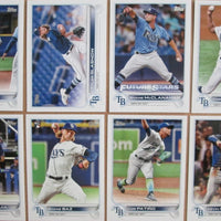 Tampa Bay Rays 2022 Topps Hand Collated 23 Card Team Set Featuring Shane McClanahan Future Stars, Randy Arozarena All Star Rookie Cup and Wander Franco Rookie Card Plus