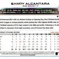 Miami Marlins 2022 Topps Hand Collated 23 Card Team Set Featuring Sixto Sanchez Future Stars, Trevor Rogers All Star Rookie Cup and 7 Rookie Cards Plus