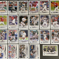 Miami Marlins 2022 Topps Hand Collated 23 Card Team Set Featuring Sixto Sanchez Future Stars, Trevor Rogers All Star Rookie Cup and 7 Rookie Cards Plus