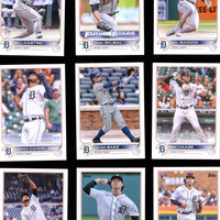 Detroit Tigers 2022 Topps Complete Mint Hand Collated 23 Card Team Set Featuring Miguel Cabrera and 3 Rookie Cards Plus