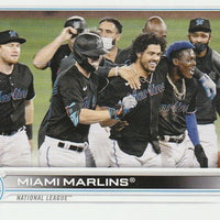 Miami Marlins 2022 Topps Hand Collated 23 Card Team Set Featuring Sixto Sanchez Future Stars, Trevor Rogers All Star Rookie Cup and 7 Rookie Cards Plus