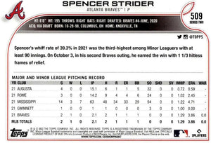 Atlanta Braves 2022 Topps Complete Mint Hand Collated 25 Card Team Set Featuring Ronald Acuna and Austin Riley Plus Rookie Cards and Others