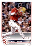 Jarren Duran 2022 Topps Baseball Series Mint Rookie Card #187
