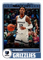 Ja Morant 2023 2024 Hoops Basketball Series Mint Tribute Subset Winter Version Card #281

