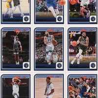 Minnesota Timberwolves 2023 2024 Hoops Factory Sealed Team Set Featuring Anthony Edwards and Karl Anthony Towns with a Leonard Miller Rookie Card Plus