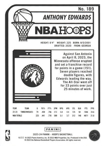 Minnesota Timberwolves 2023 2024 Hoops Factory Sealed Team Set Featuring Anthony Edwards and Karl Anthony Towns with a Leonard Miller Rookie Card Plus