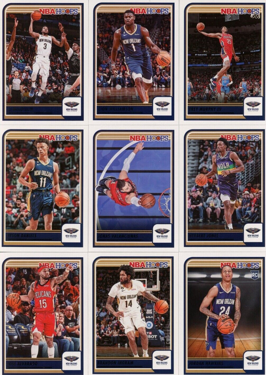 New Orleans Pelicans 2023 2024 Hoops Factory Sealed Team Set Featuring ...