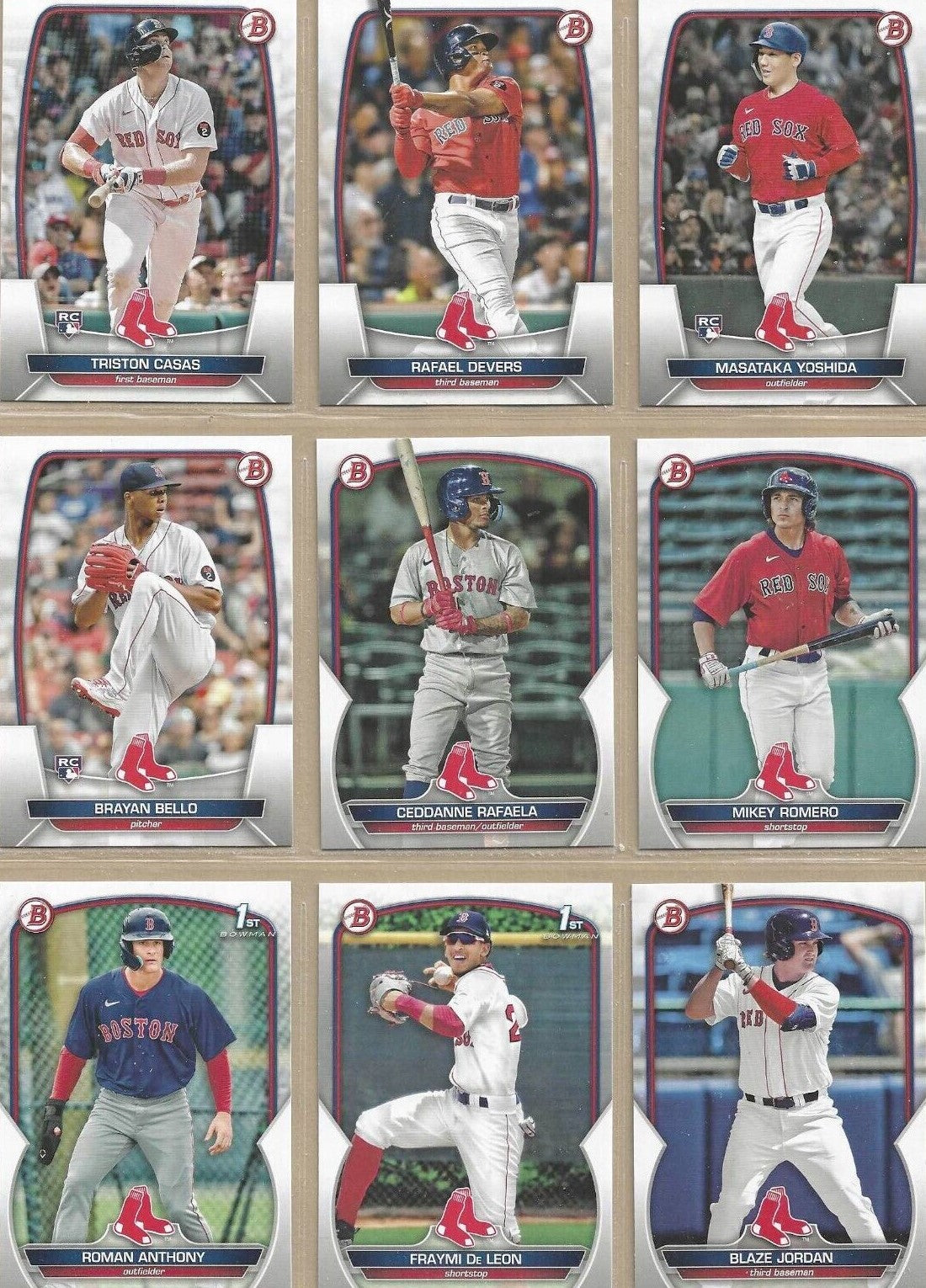 Boston Red Sox/Complete 2021 Topps Baseball Team Set (Series 1 and