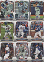 New York Mets 2023 Bowman 16 Card Team Set Made by Topps with Pete Alonso and Rookie Cards of Francisco Álvarez, Mark Vientos, Kodai Senga and Brett Baty Plus
