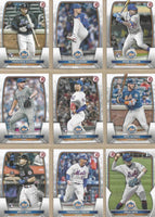 New York Mets 2023 Bowman 16 Card Team Set Made by Topps with Pete Alonso and Rookie Cards of Francisco Álvarez, Mark Vientos, Kodai Senga and Brett Baty Plus
