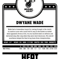 Dwyane Wade 2023 2024 Hoops Basketball Series Mint Tribute Card #299