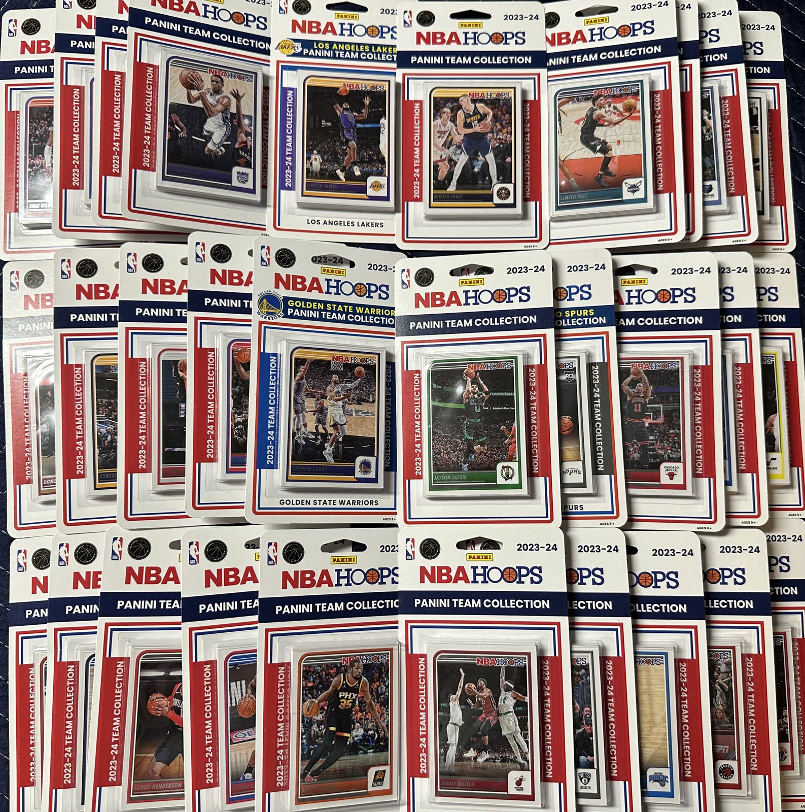 2023 2024 Panini HOOPS NBA Blaster Box of Packs (90 Cards) with Possib