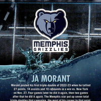 Ja Morant 2023 2024 Hoops Pure Players Series Mint Insert Card #2