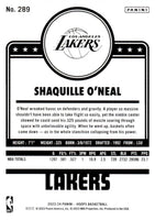 Shaquille O'Neal 2023 2024 Hoops Series Mint Tribute Card #289
