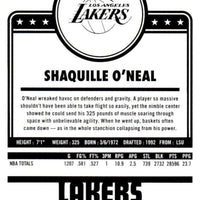 Shaquille O'Neal 2023 2024 Hoops Series Mint Tribute Card #289