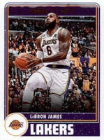 LeBron James 2023 2024 Hoops Series Mint Winter Version Tribute Card #290
