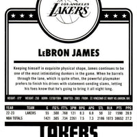 LeBron James 2023 2024 Hoops Series Mint Tribute Card #290