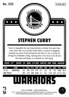 Stephen Curry 2023 2024 Hoops Basketball Series Mint Tribute Card #292

