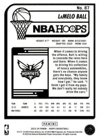 LaMelo Ball 2023 2024 Panini Hoops Basketball Series Mint Card #87
