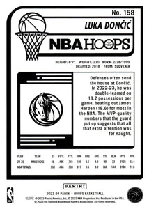 Luka Doncic 2023 2024 Panini HOOPS Series Mint Basketball Card #158