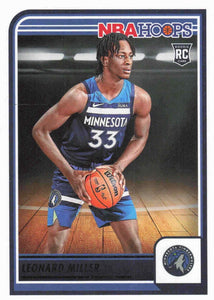 Minnesota Timberwolves 2023 2024 Hoops Factory Sealed Team Set Featuring Anthony Edwards and Karl Anthony Towns with a Leonard Miller Rookie Card Plus
