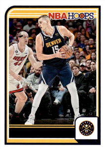 Nikola Jokic 2023 2024 Panini Hoops Series Mint Card #180