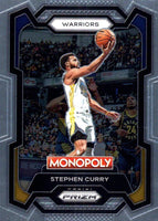 Stephen Curry 2023 2024 Panini Prizm Monopoly Series Mint Card #28
