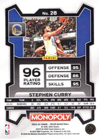 Stephen Curry 2023 2024 Panini Prizm Monopoly Series Mint Card #28
