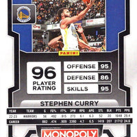 Stephen Curry 2023 2024 Panini Prizm Monopoly Series Mint Card #28