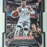 Giannis Antetokounmpo 2023 2024 Panini Prizm Monopoly Series Mint Card #49