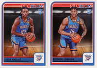 Oklahoma City Thunder 2023 2024 Hoops Factory Sealed Team Set with Rookie Cards of Cason Wallace and Keyontae Johnson
