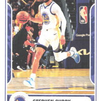 Stephen Curry 2023 2024 Panini Limited Edition Full Sized Sticker Card Series Mint Card #52