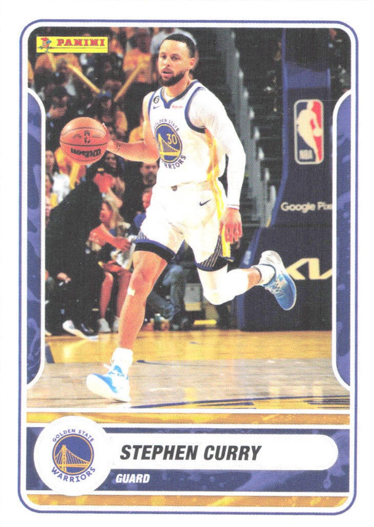 Stephen Curry 2023 2024 Panini Limited Edition Full Sized Sticker Card Series Mint Card #52